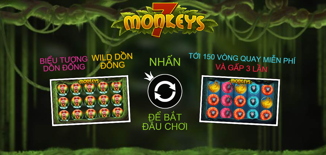 Cách chơi 7 Monkeys tại Fabet đơn giản, dễ hiểu