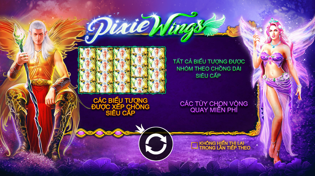 Cách chơi slot game Pixie Wings tại nhà cái Fabet